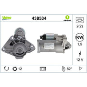 Valeo Starter Motor 12V 1.5kW Teeth 438534
