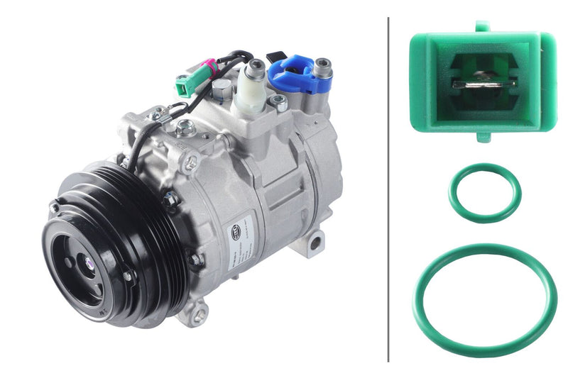 Hella 8FK 366 200-141 Compressor, air conditioning