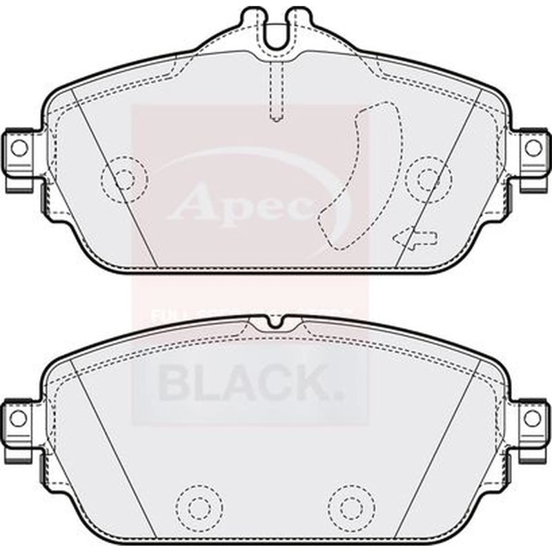 Apec Front Brake Pad Set PAD2025B