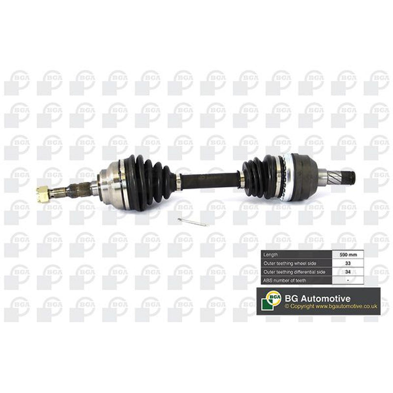 BGA CV Drive Shaft Driveshaft Front Left DS9509L