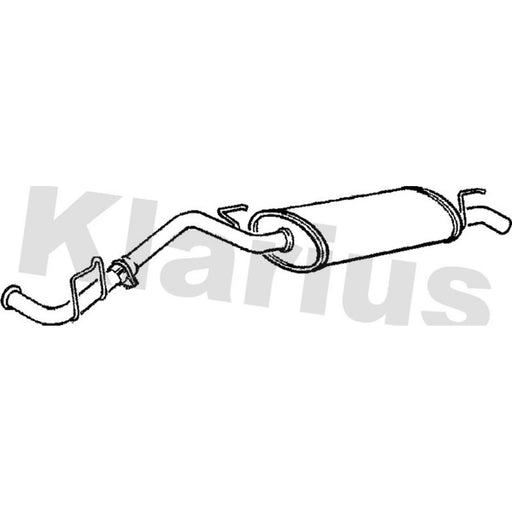 Klarius Box With Tail Pipe Rear RN724L