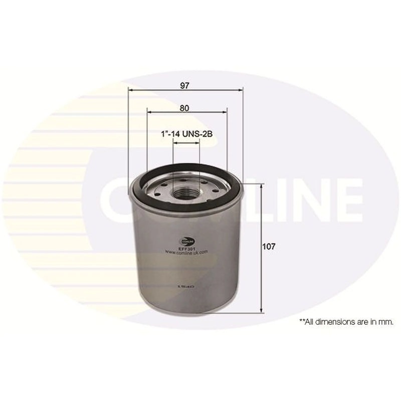 Comline Fuel Filter Element EFF301