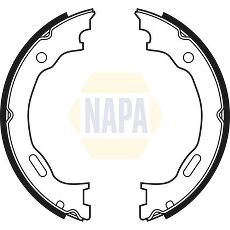 NAPA Parking Brake Shoe Set NBS5016