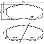 Mintex Brake Pad Set MDB4073