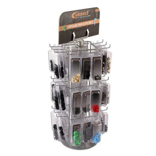 Connect Trim Clip Rack Version 2 c/w Clam Packs 108pc - CPL