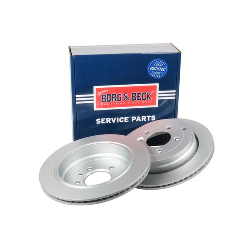 Borg & Beck 2 x Rear Brake Discs BBD4532