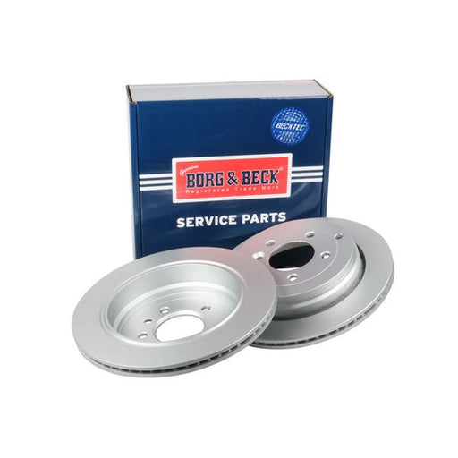 Borg & Beck 2 x Rear Brake Discs BBD4532