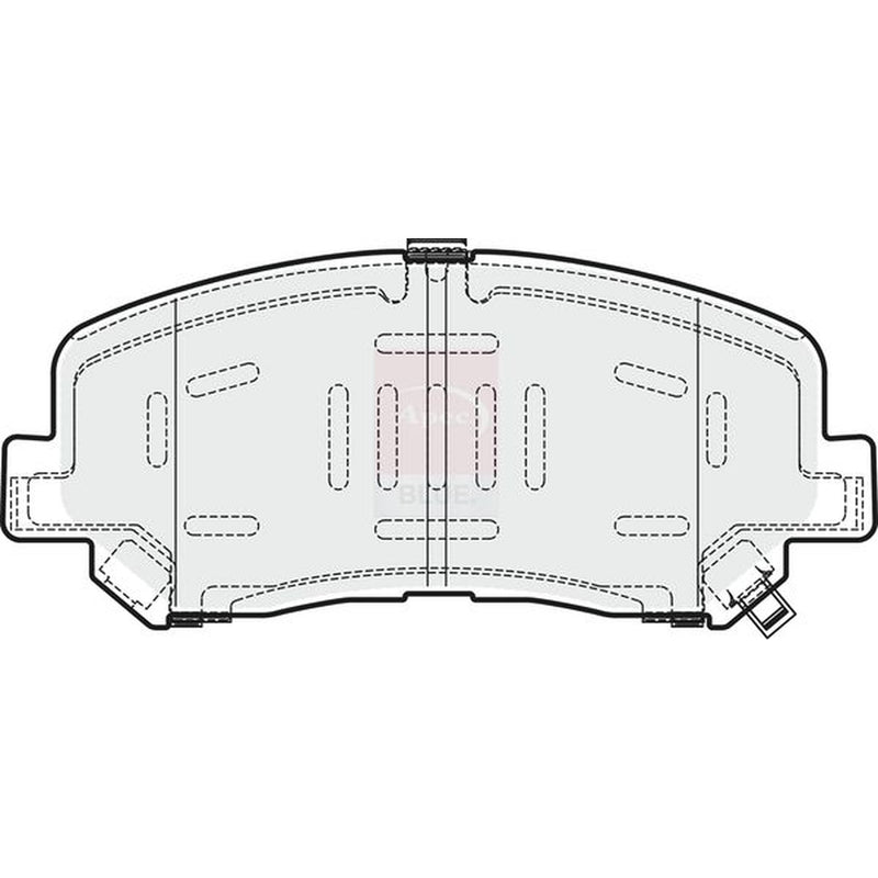 Apec Front Brake Pad Set PD3728