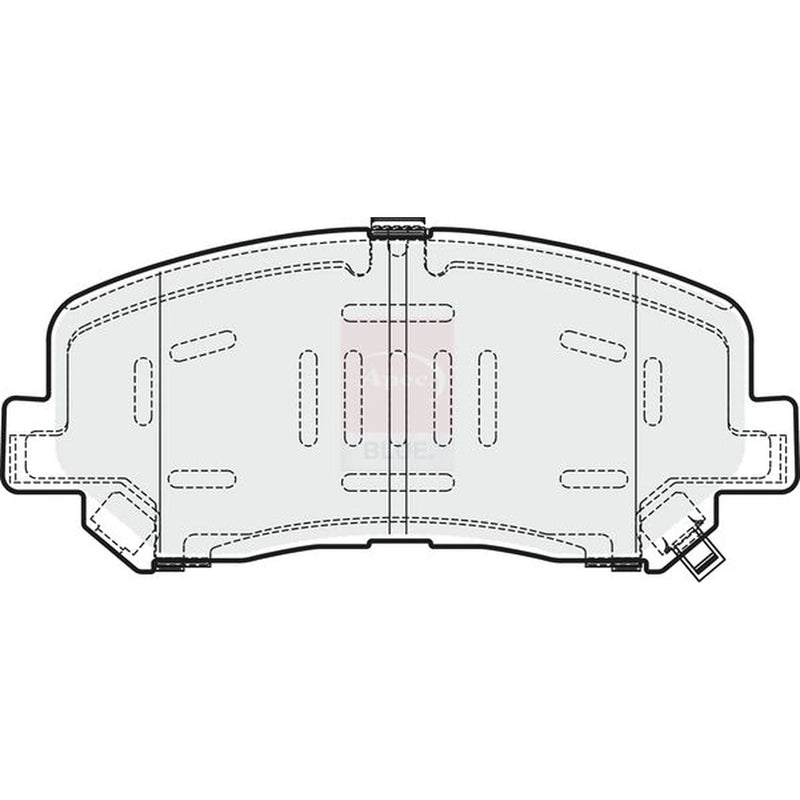 Apec Front Brake Pad Set PD3728
