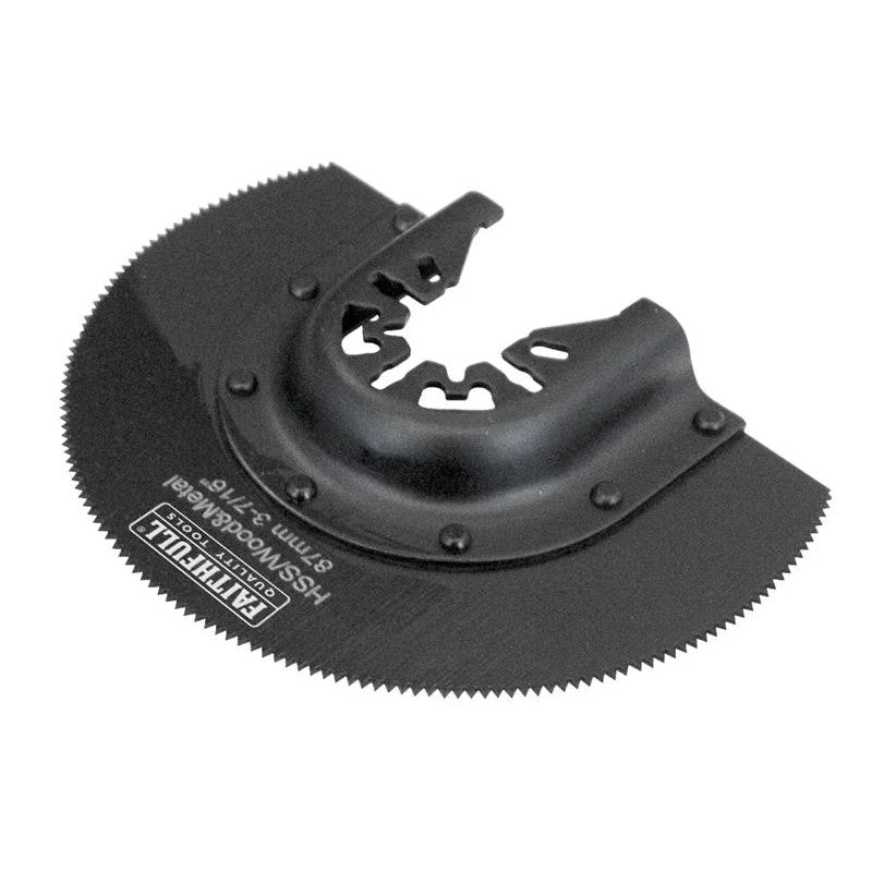 Faithfull Multi-Functional Tool CrV Radial Blade Wood Wavy Set 87mm - FAIMFW87W