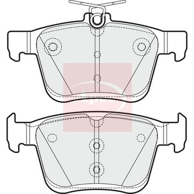 Apec Rear Brake Pad Set PAD1903