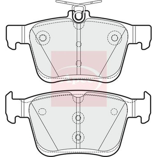 Apec Rear Brake Pad Set PAD1903