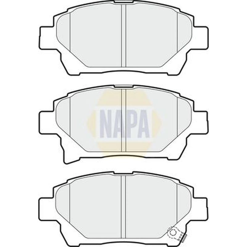 NAPA Front Brake Pad Set NBP1761