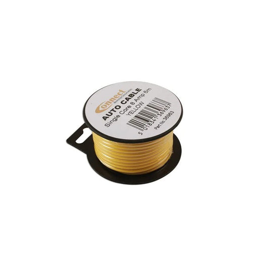 Connect Yellow Single Core Auto Cable 14/0.30 6m - CPL