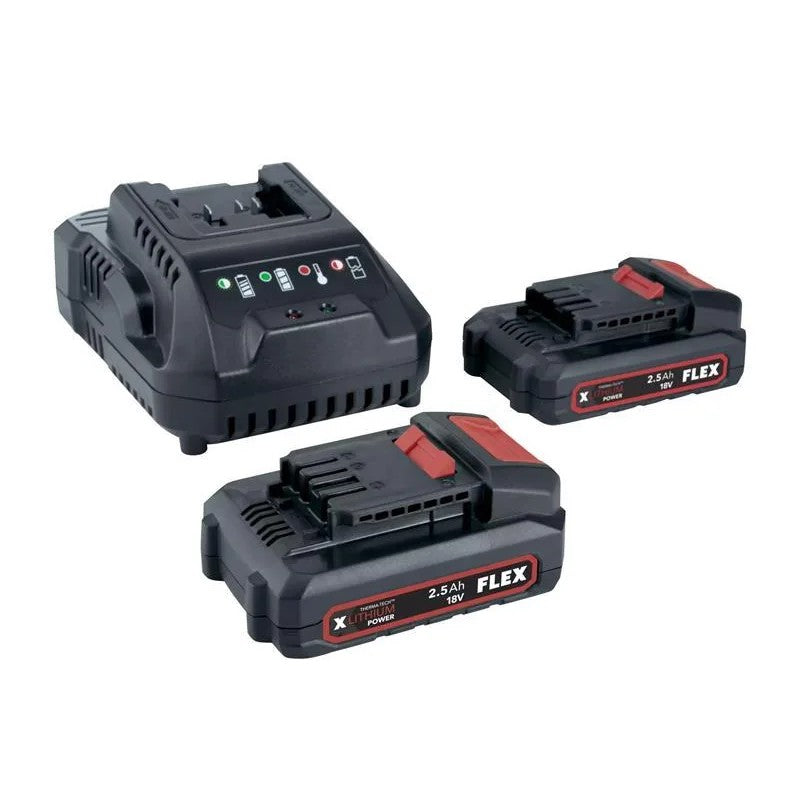 Flex Power Tools P-Set 12-22 Q/BS Battery & Charger Set 18V - 530072