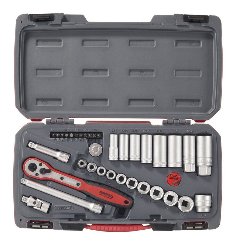 Teng Tools Socket Set MECCA PRO 3/8" Drive 35 Pieces