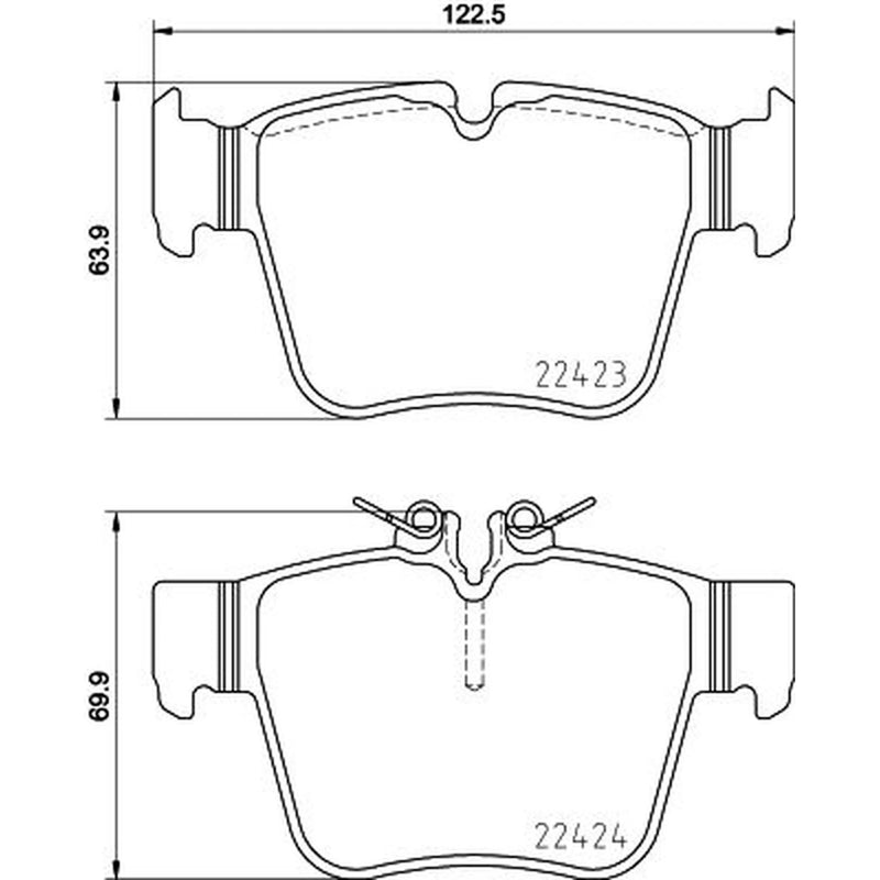 Mintex Rear Brake Pad Set MDB3903