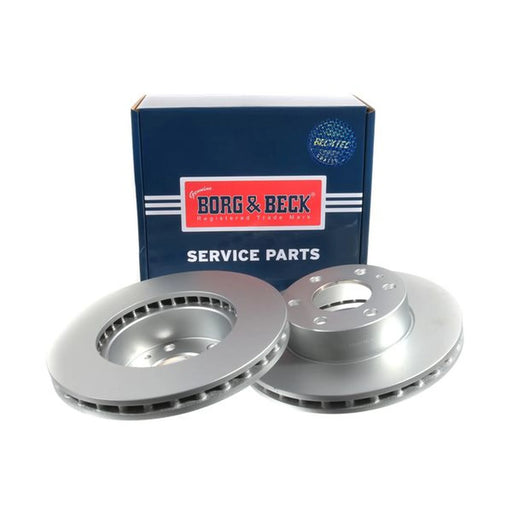 Borg & Beck 2 x Vented Front Brake Discs BBD4709