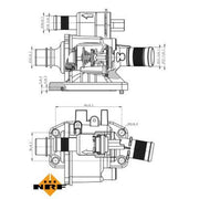 NRF Thermostat,Coolant 725058