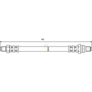 NAPA Brake Hydraulic Hose Line Rear NBH1112