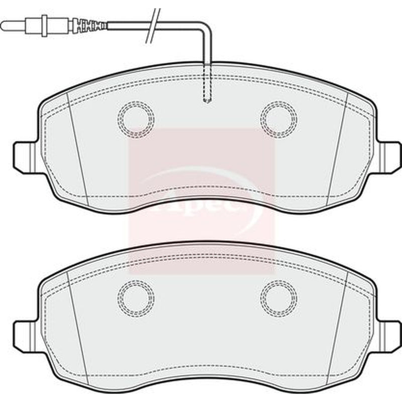 Apec Front Brake Pad Set PAD1717