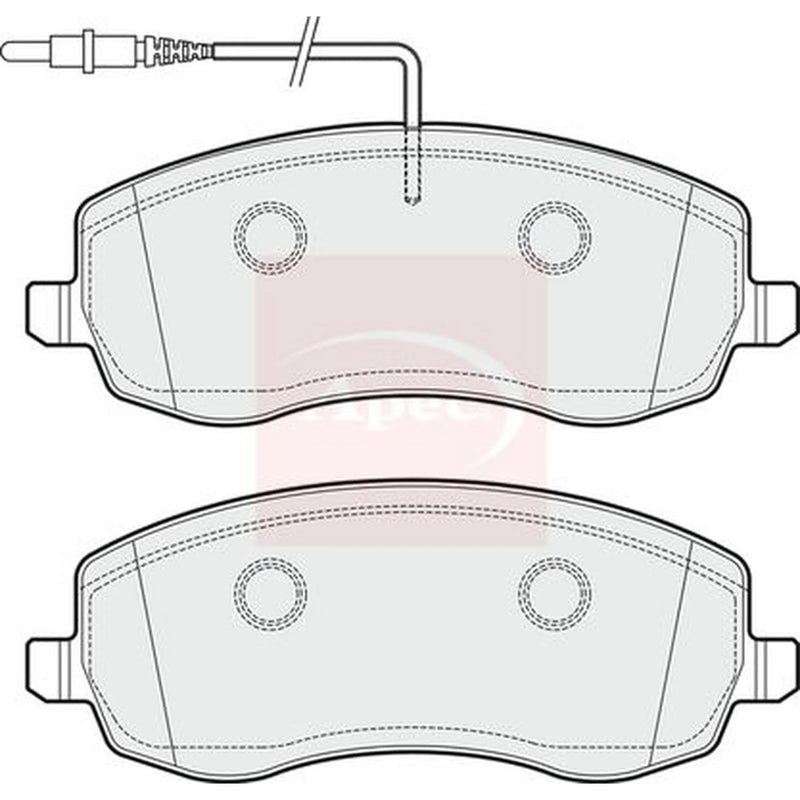 Apec Front Brake Pad Set PAD1717