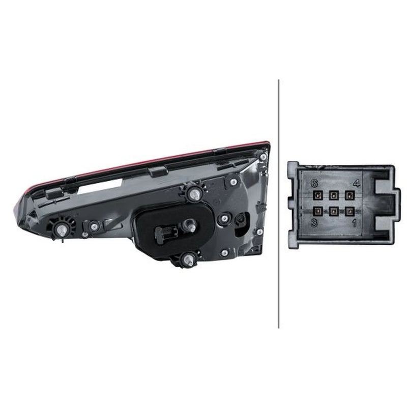 Hella Tail Light / Lamp LED Left 2SV 012 247-071