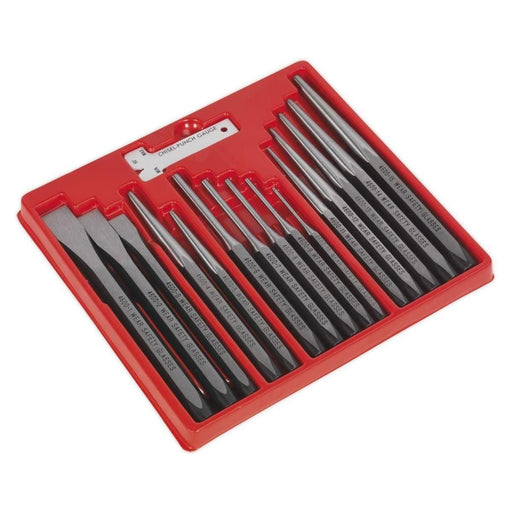 Sealey Punch & Chisel Set 16pc AK9216 Sealey  - Town Parts