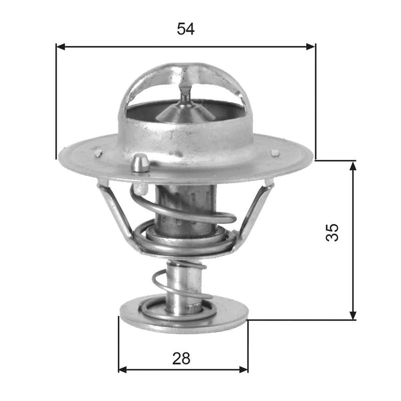Gates Thermostat,Coolant TH00782G1