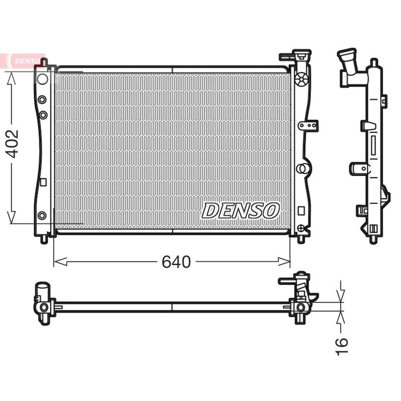 Denso Engine Radiator DRM45005