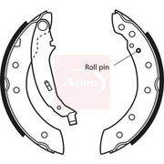 Apec Brake Shoe Set Axle Kit SHU531