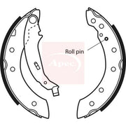 Apec Brake Shoe Set Axle Kit SHU531