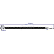 Borg & Beck Brake Hydraulic Hose Line Rear Left BBH9073