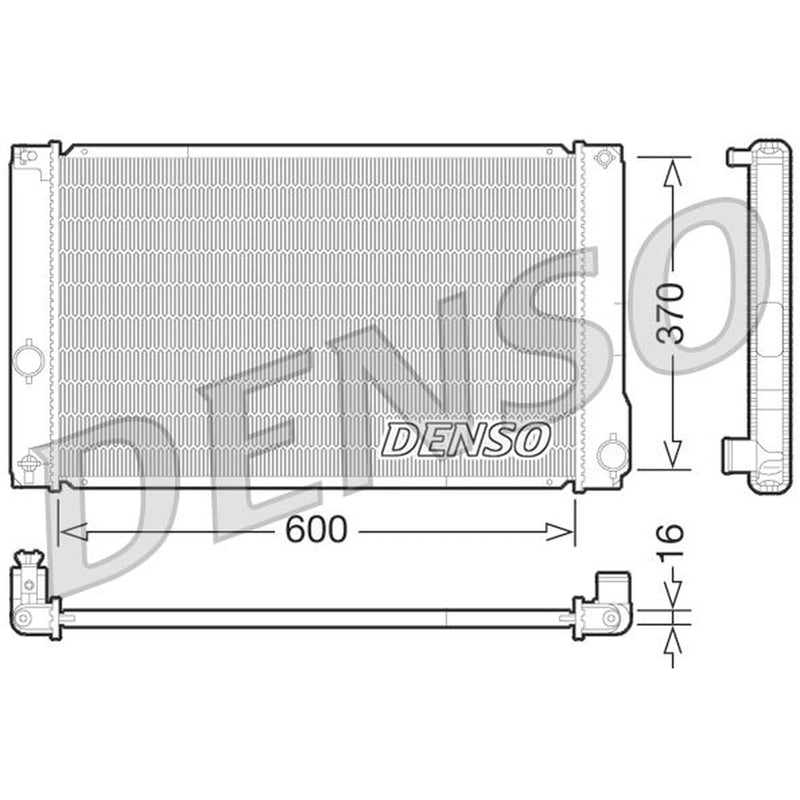 Denso Engine Radiator DRM50076