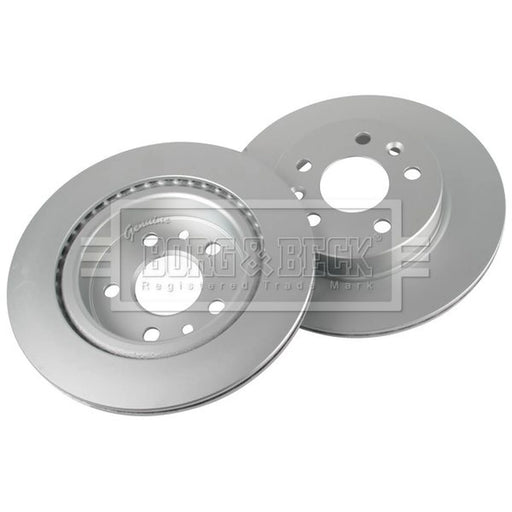 Borg & Beck 2 x Vented Rear Brake Discs BBD5678