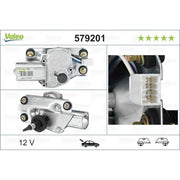 Valeo Front/Rear Wiper Motor Rear 579201