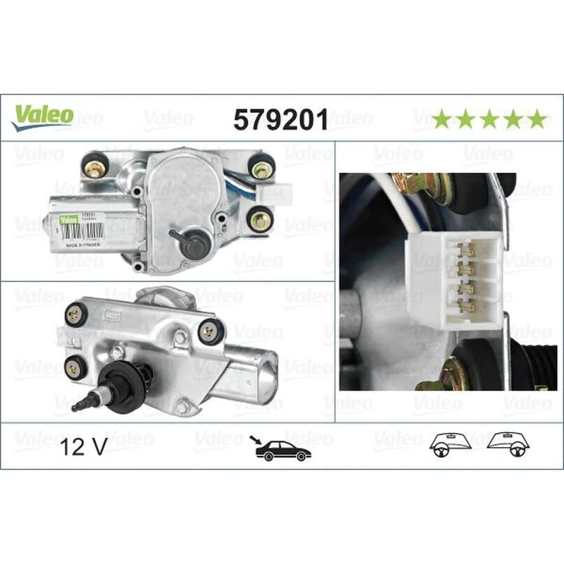 Valeo Front/Rear Wiper Motor Rear 579201