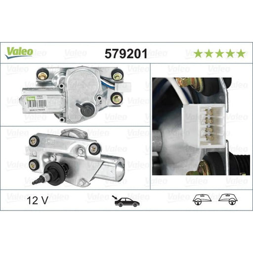 Valeo Front/Rear Wiper Motor Rear 579201