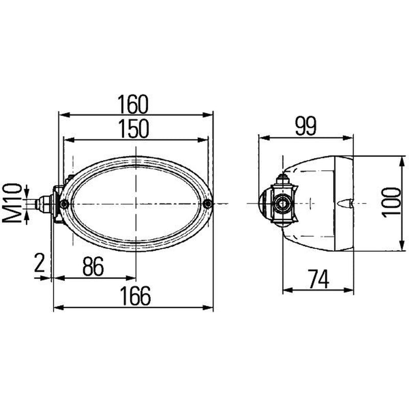 Hella Worklight High 1GA 996 161-331