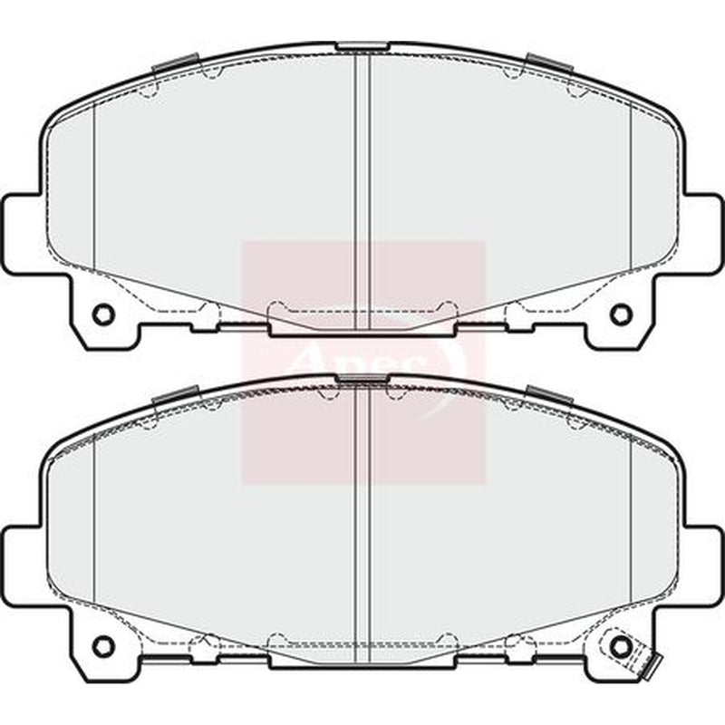 Apec Front Brake Pad Set PAD1693