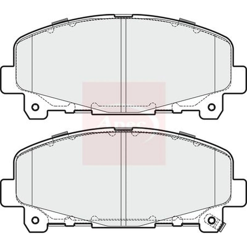 Apec Front Brake Pad Set PAD1693