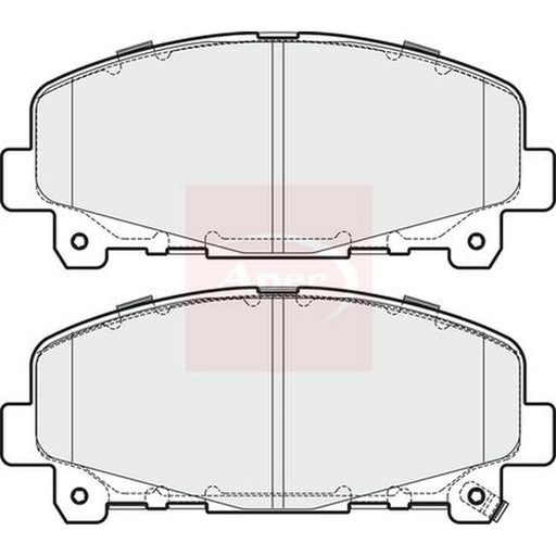 Apec Front Brake Pad Set PAD1693