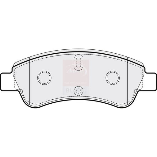 Apec Front Brake Pad Set PAD1198B