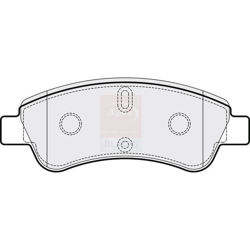 Apec Front Brake Pad Set PAD1198B