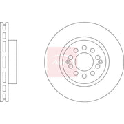 Apec 2 x Vented Front Brake Discs DSK4064