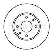 Borg & Beck Front Brake Discs BBD4132