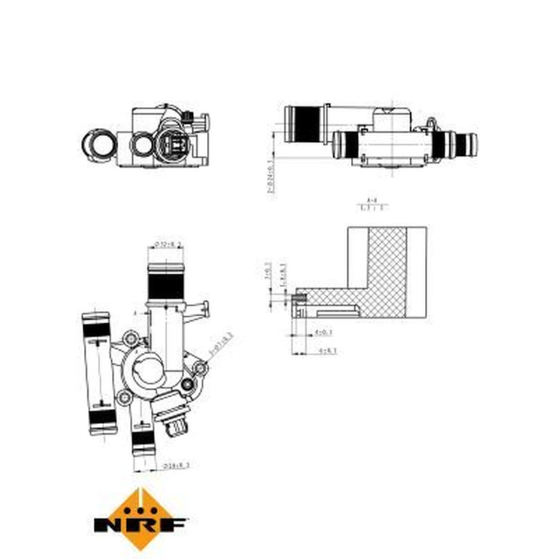 NRF Thermostat,Coolant 725022