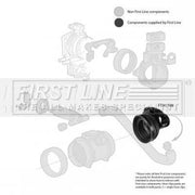 First Line Air Filter Intake Hose NBR (nitrile butadiene rubber) FTH1708