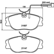 Mintex Front Brake Pad Set MDB1518