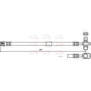 Apec Brake Hydraulic Hose Line Rear HOS3764